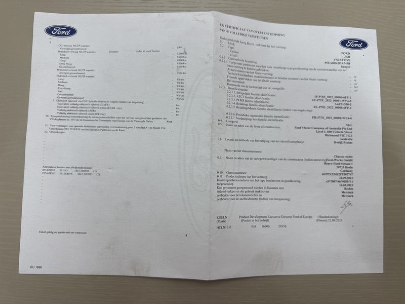 Ford Ranger 2.0 TDCi EcoBlue Wildtrak e-4WD Doppelkabine — zdjęcie 17