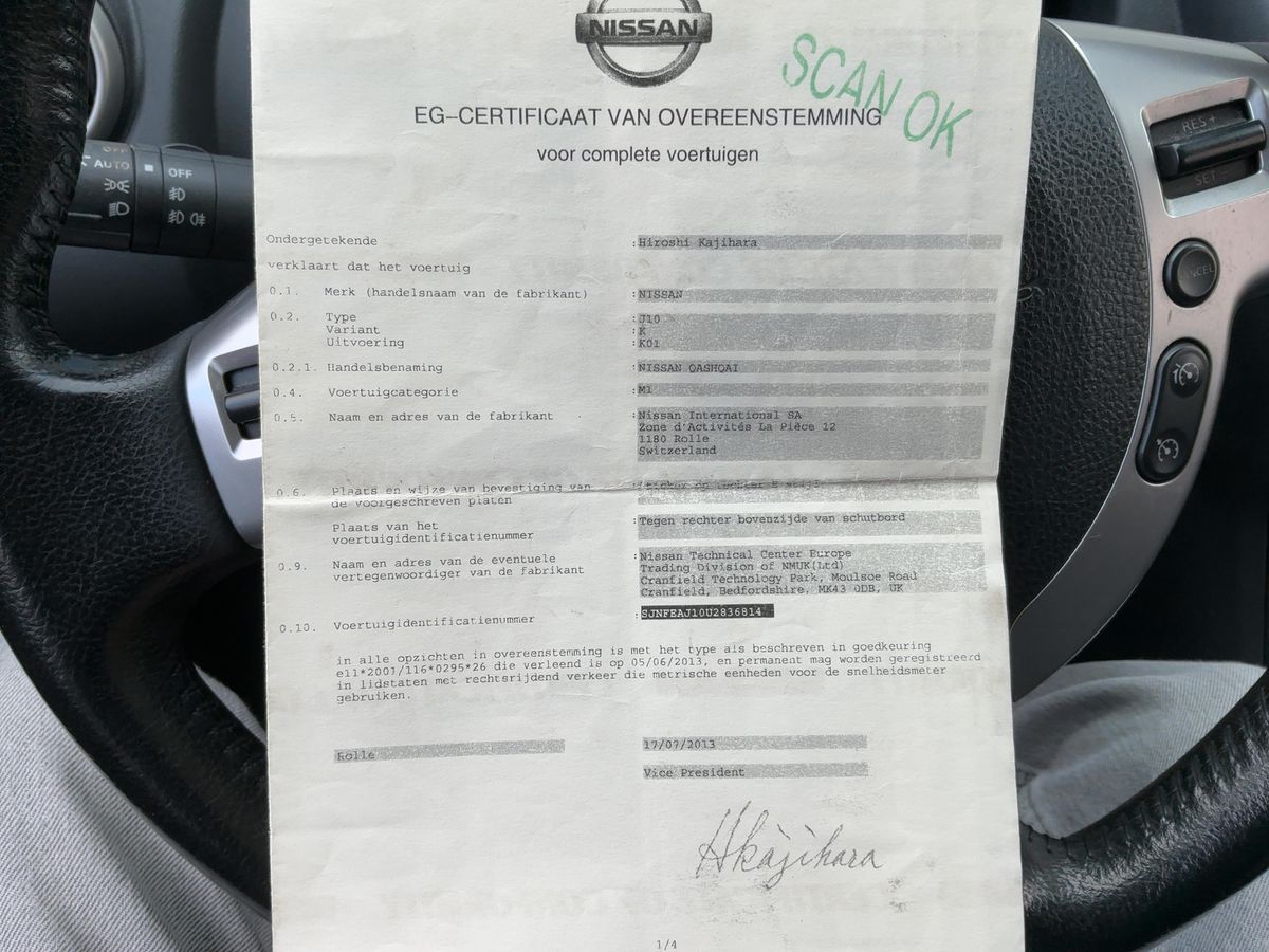 Nissan Qashqai d'occasion