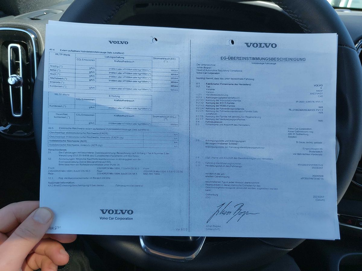 Volvo C40 d'occasion
