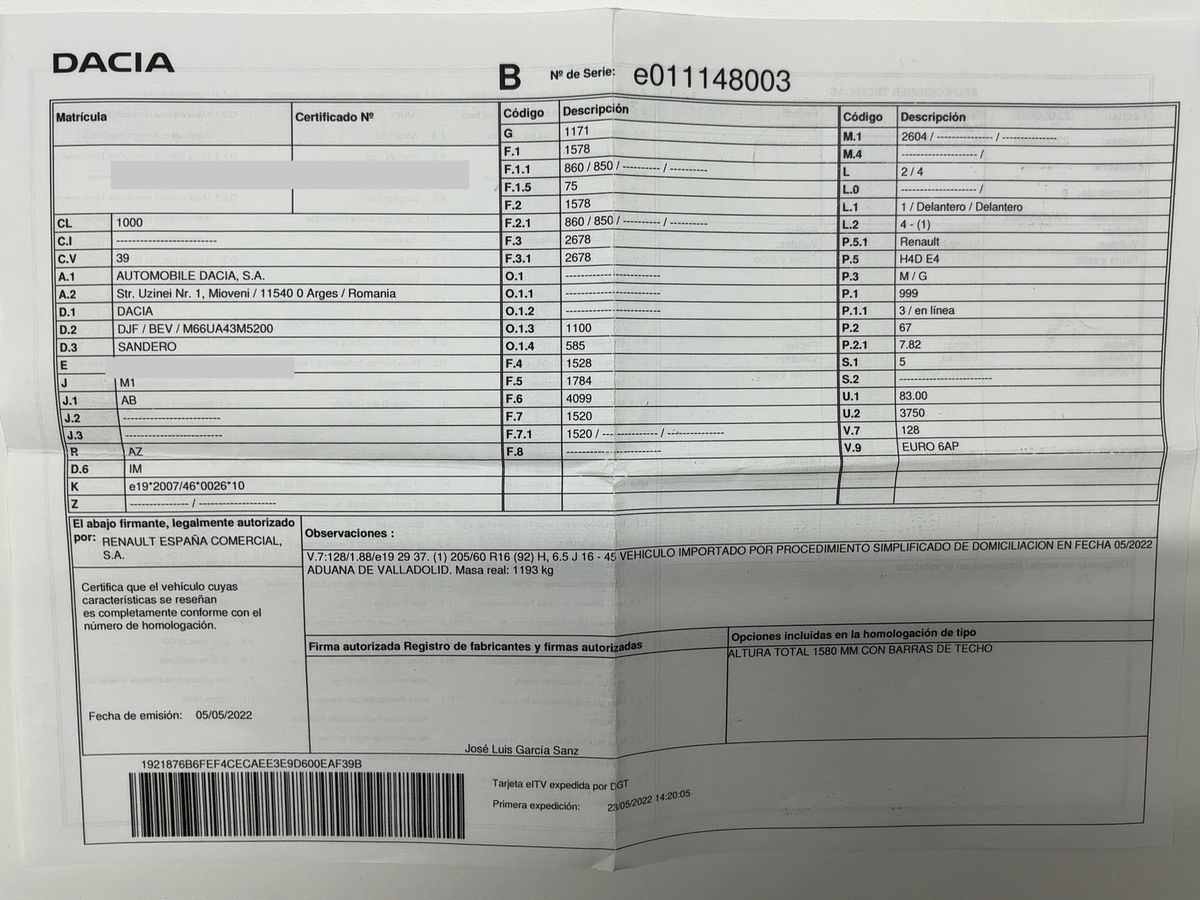 Dacia Sandero d'occasion