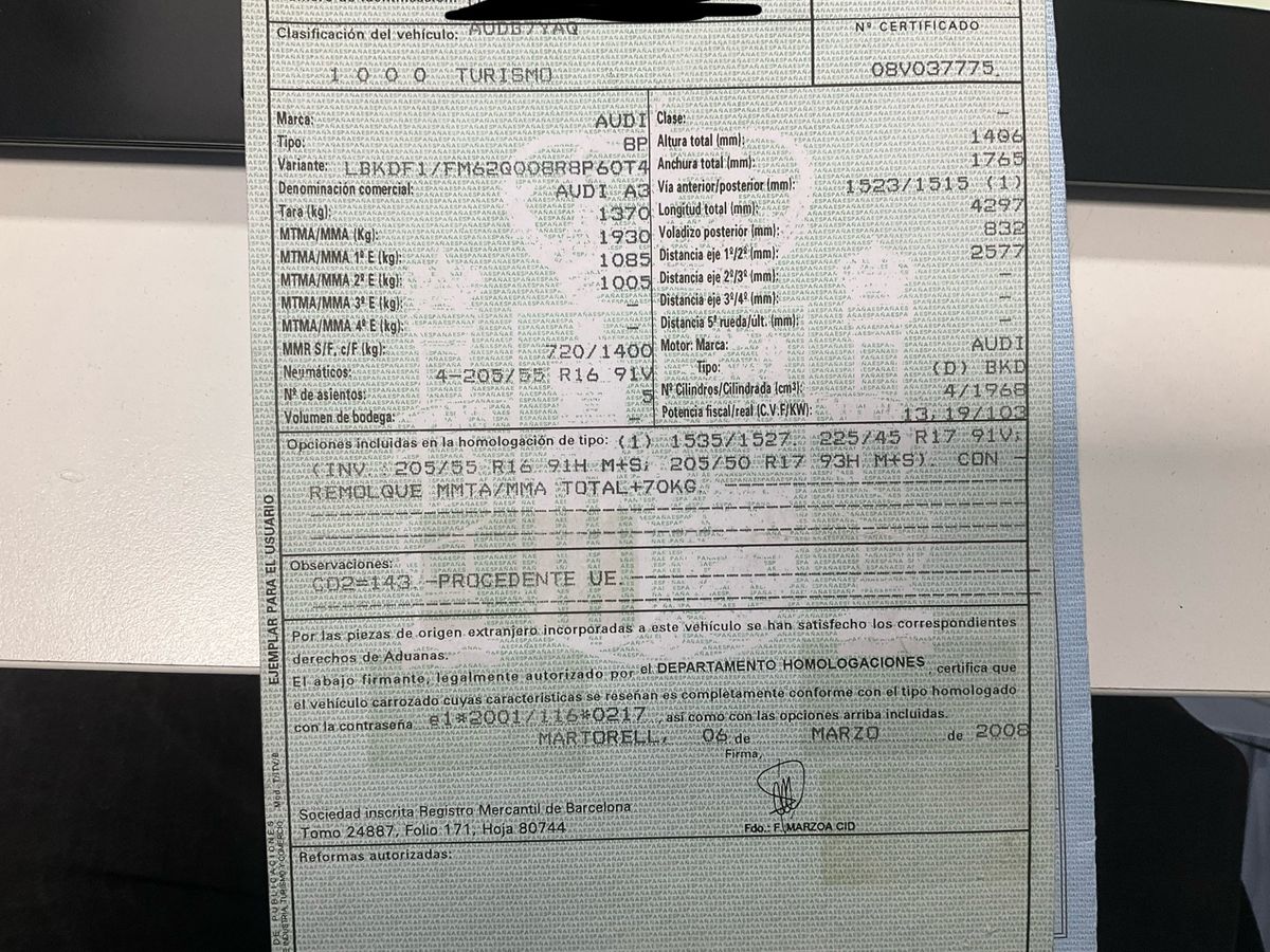 Audi A3 2.0 TDI Ambiente