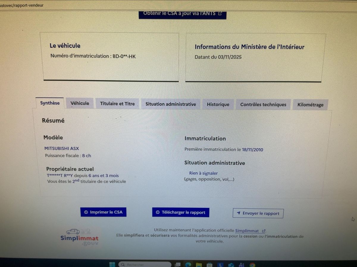 Mitsubishi ASX 1.8 DI-D Invite 2WD