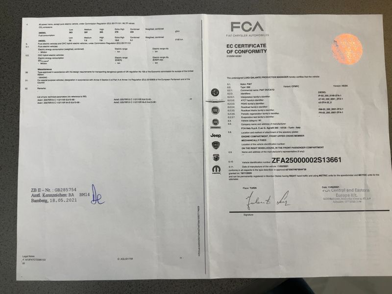 Fiat Ducato 2.3 Multijet L4H2 RS: 4035 mm — zdjęcie 16