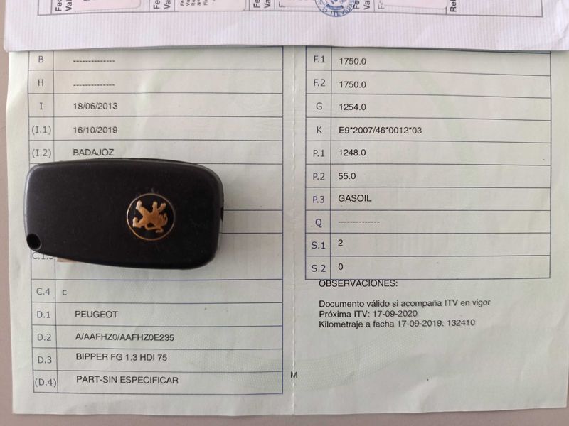 Peugeot Bipper 1.3 HDi Basis — zdjęcie 14