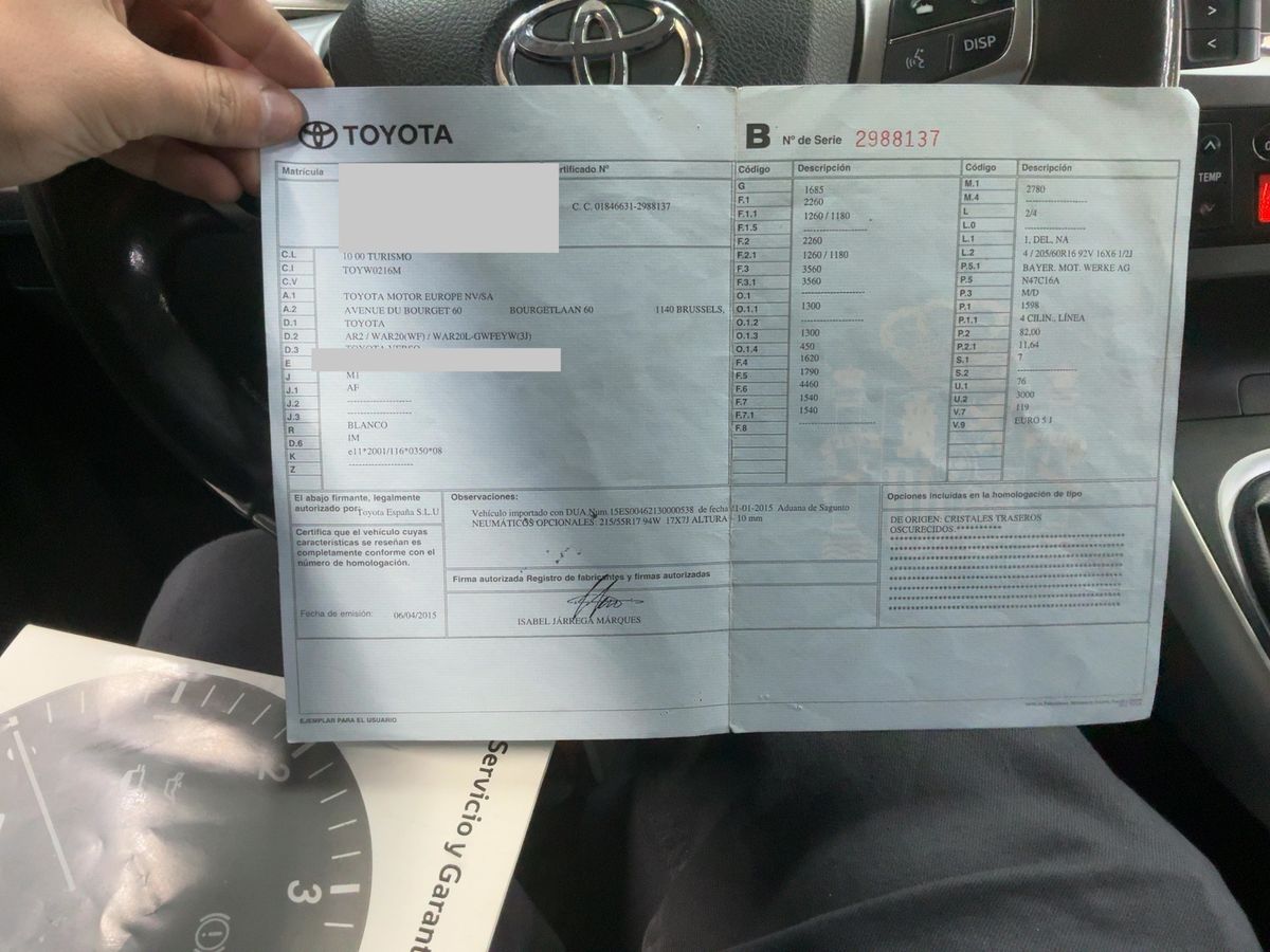 Toyota Verso d'occasion