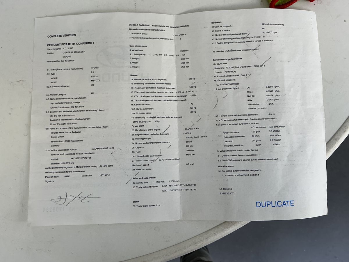 Hyundai i10 d'occasion