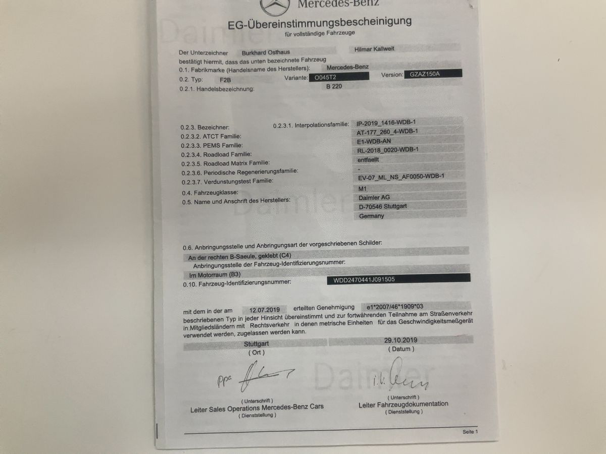 Mercedes-Benz B-Klasse d'occasion