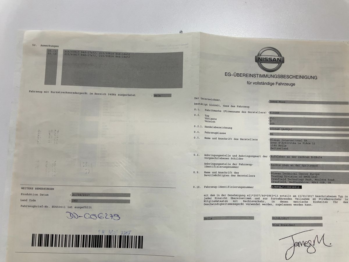 Nissan Qashqai d'occasion