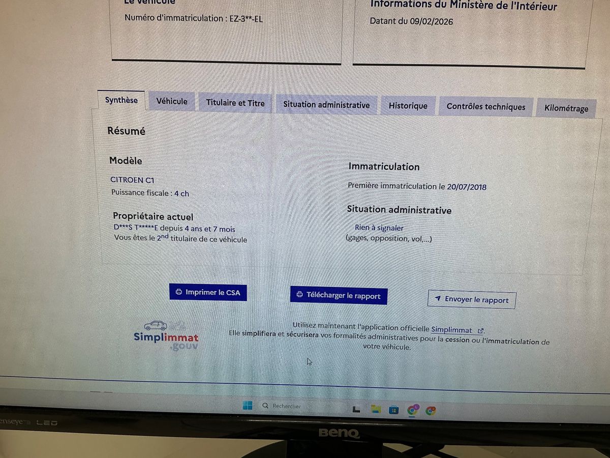 Citroen C1 d'occasion