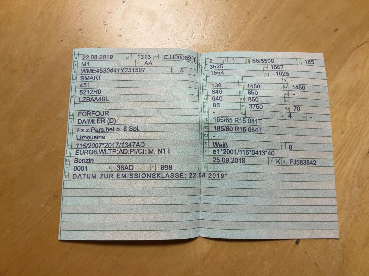 Smart forfour d'occasion