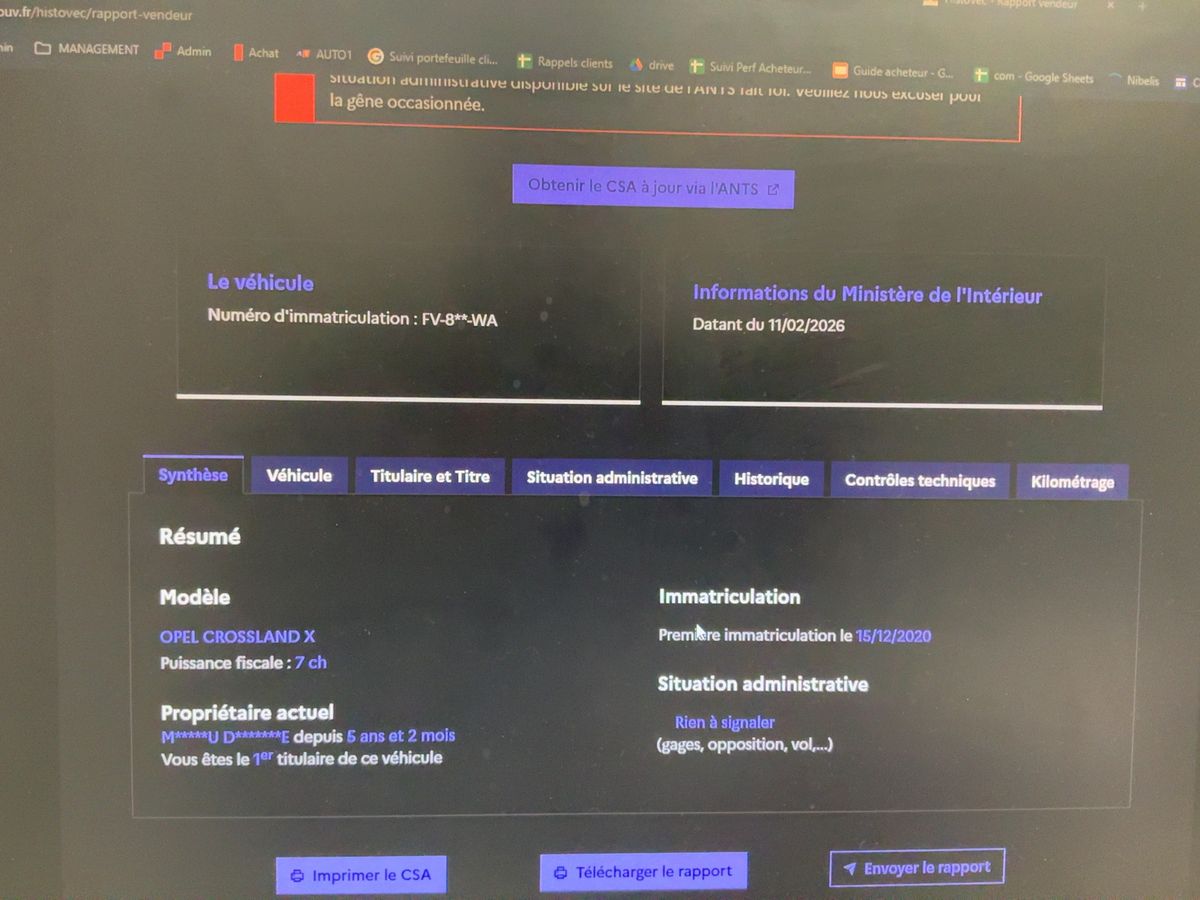 Opel Crossland d'occasion