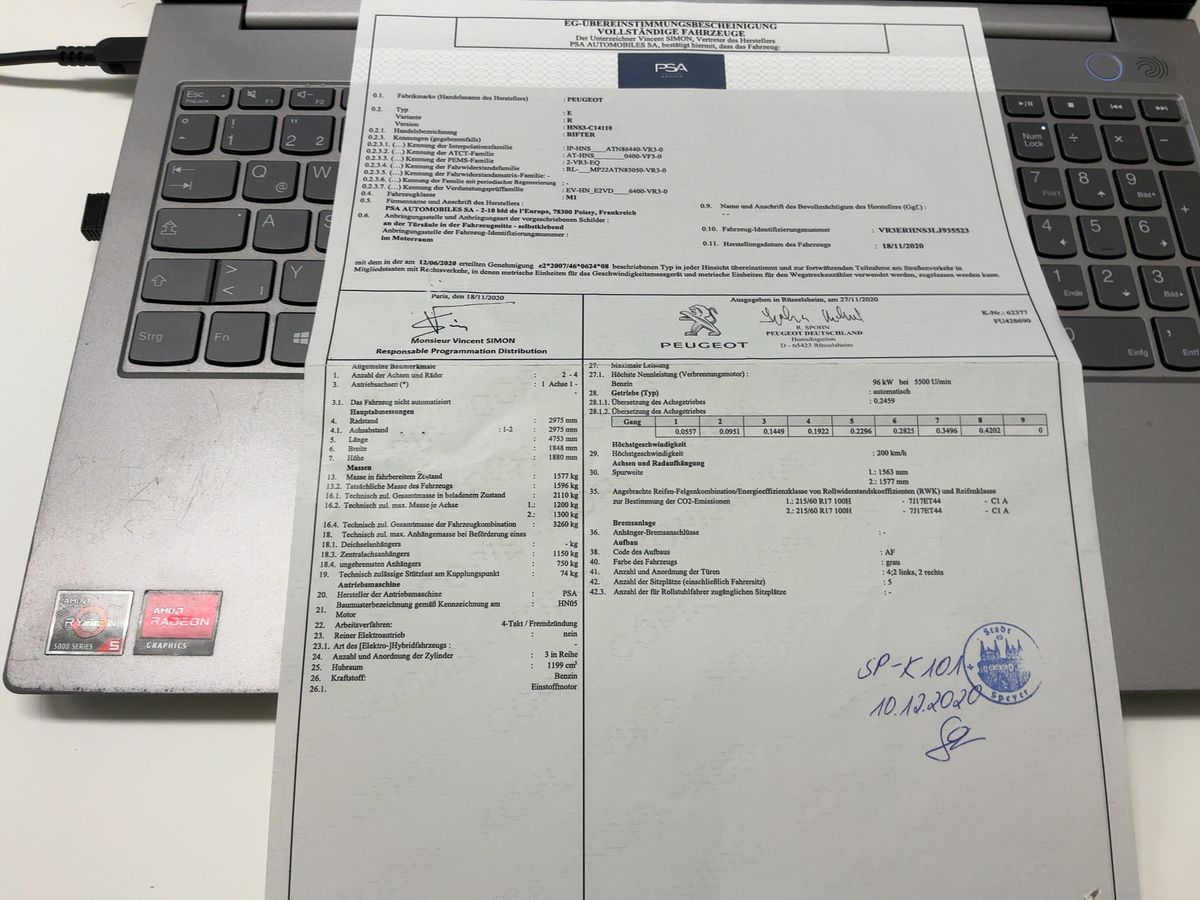 Peugeot Rifter d'occasion