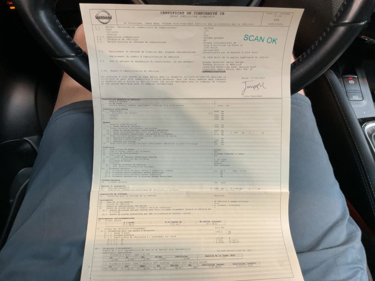 Nissan Qashqai d'occasion