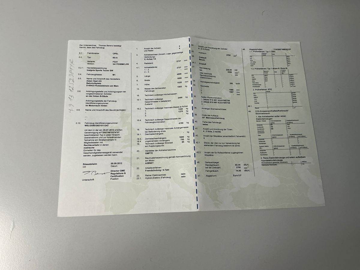 Opel Insignia d'occasion