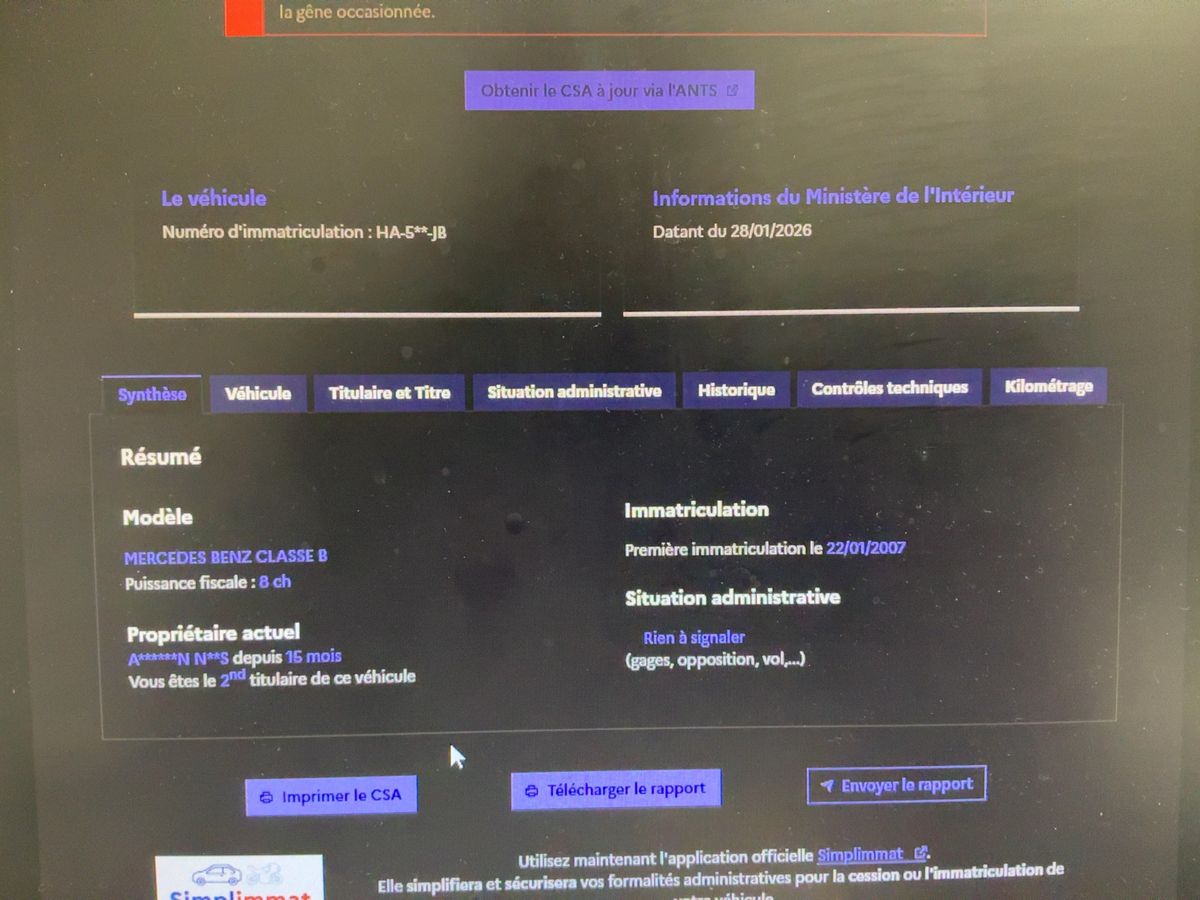 Mercedes-Benz B-Klasse d'occasion