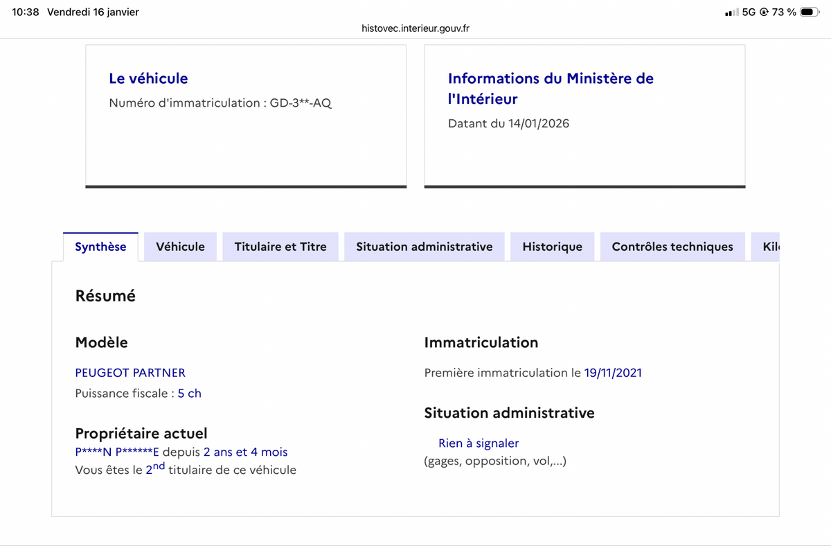 Peugeot Partner d'occasion