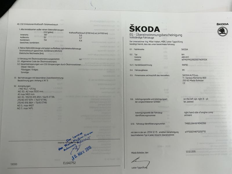 Skoda Rapid Spaceback 1.6 TDI Drive — zdjęcie 16