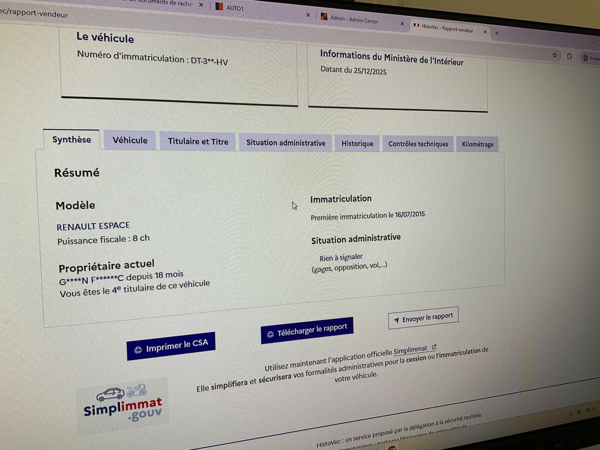 Renault Espace d'occasion