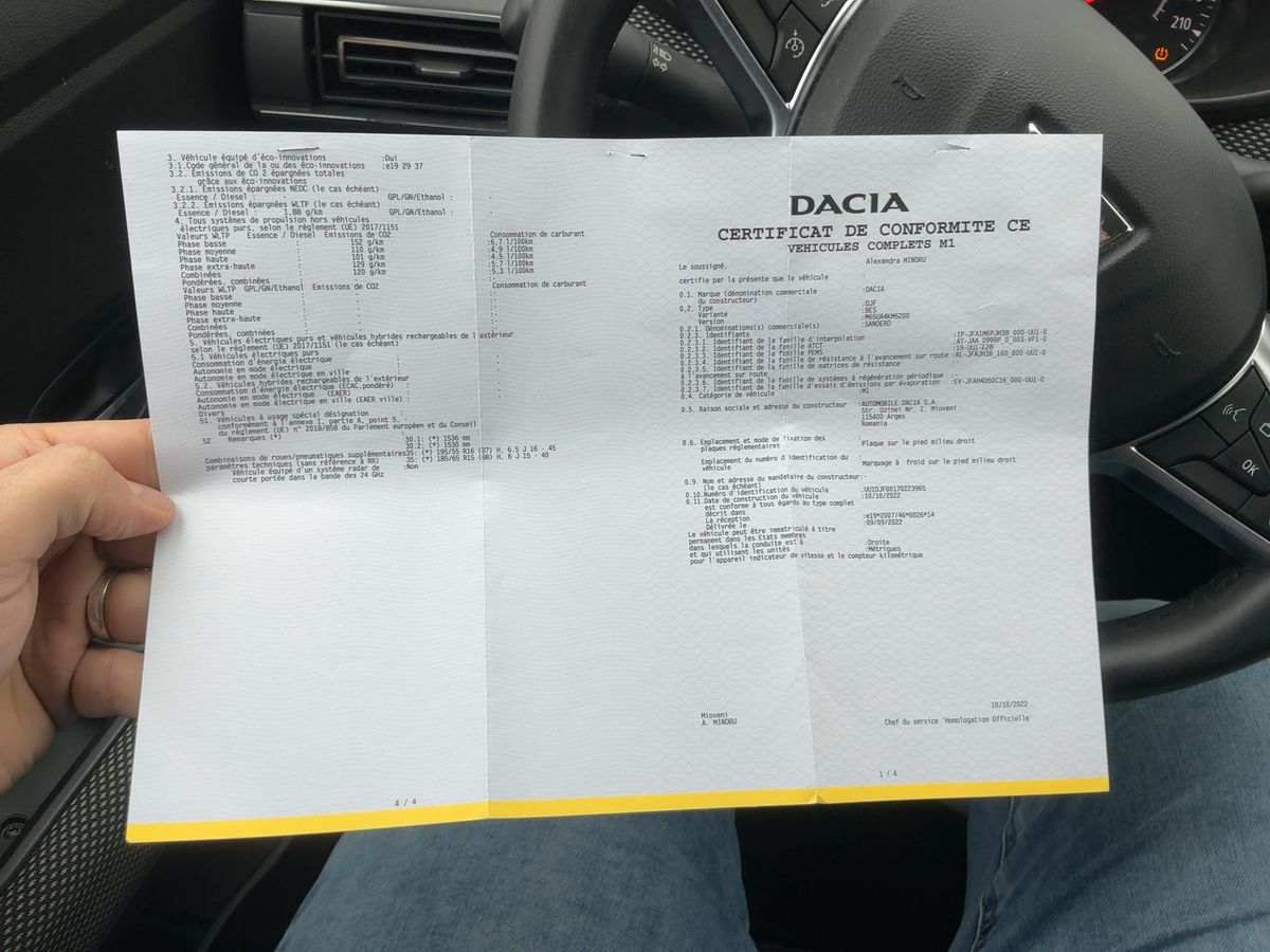 Dacia Sandero d'occasion