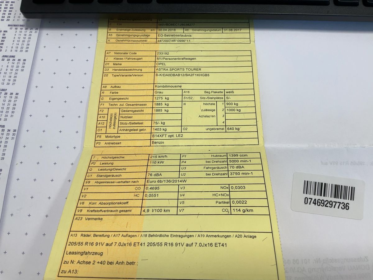 Opel Astra 2018 — photo 20