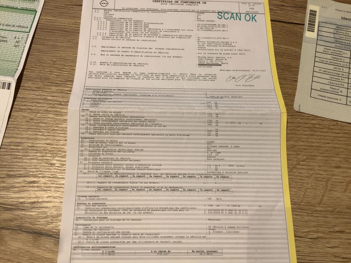 Nissan Qashqai d'occasion