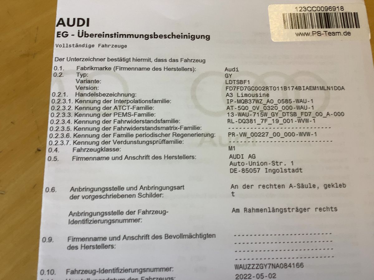Audi A3 d'occasion