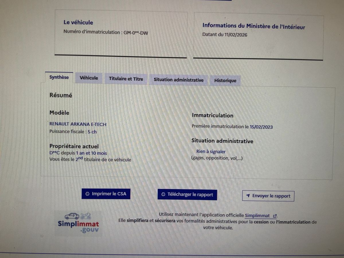 Renault Arkana d'occasion