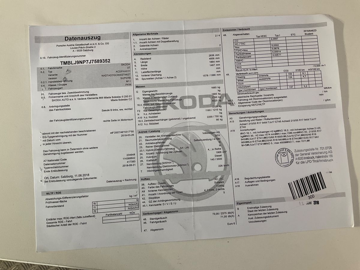Skoda Superb d'occasion