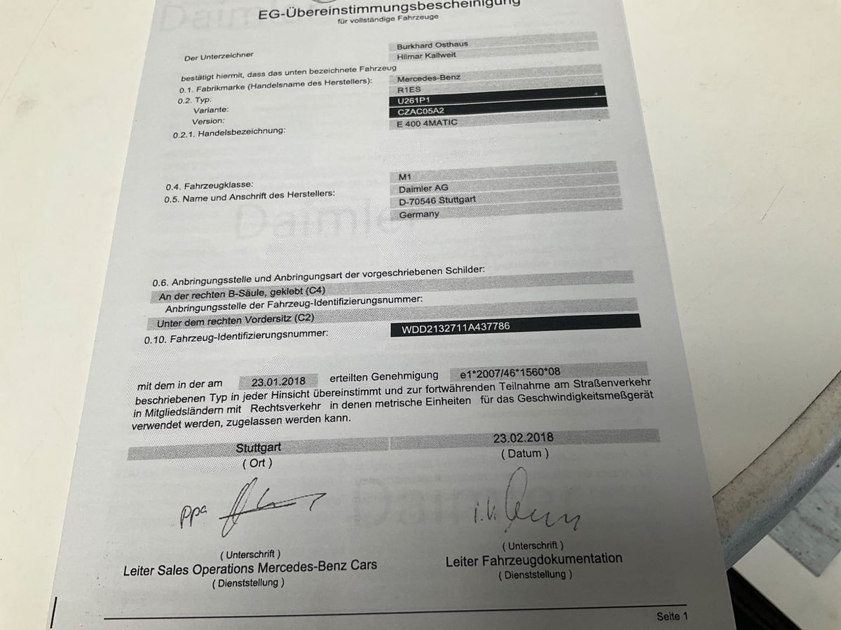 Mercedes-Benz E-Klasse E 400 T 4Matic AMG Line