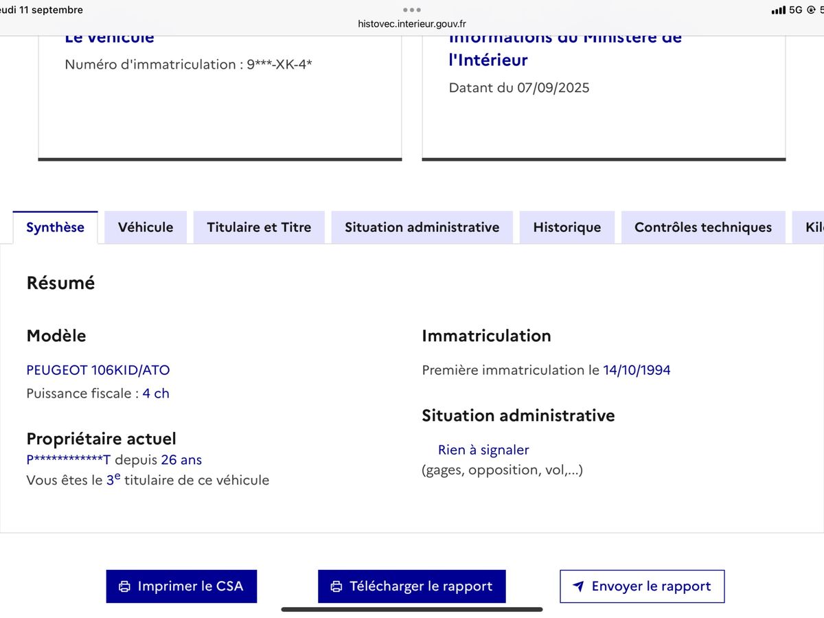 Peugeot 106 1.0 Kid