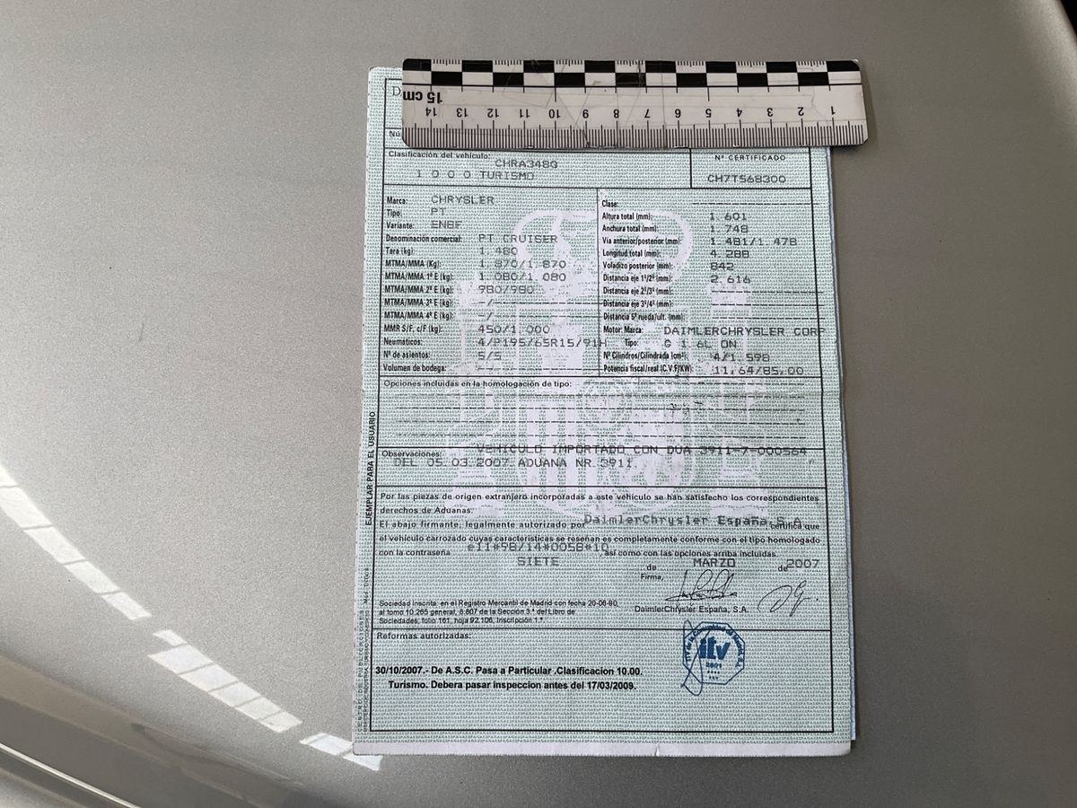 Chrysler PT Cruiser 1.6 Classic