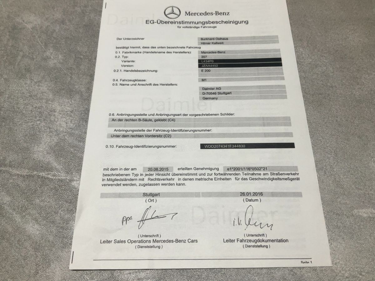 Mercedes-Benz E-Klasse d'occasion