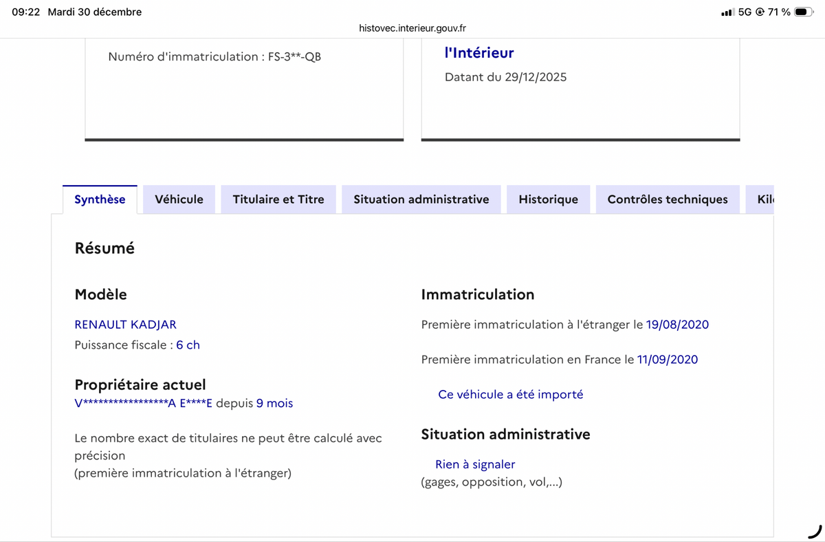 Renault Kadjar d'occasion