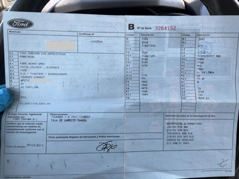 Ford Tourneo Connect 1.6 TDCi Titanium — zdjęcie 16