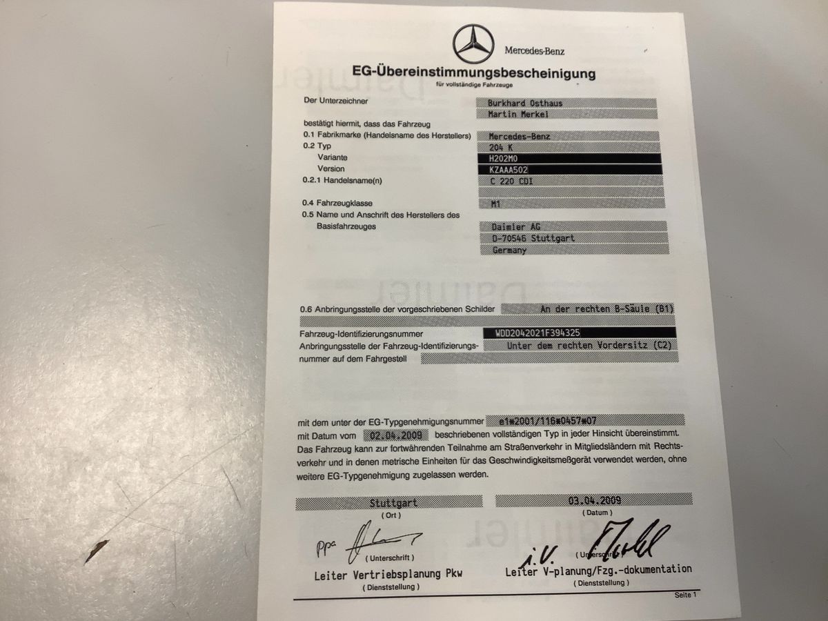 Mercedes-Benz C-Klasse d'occasion