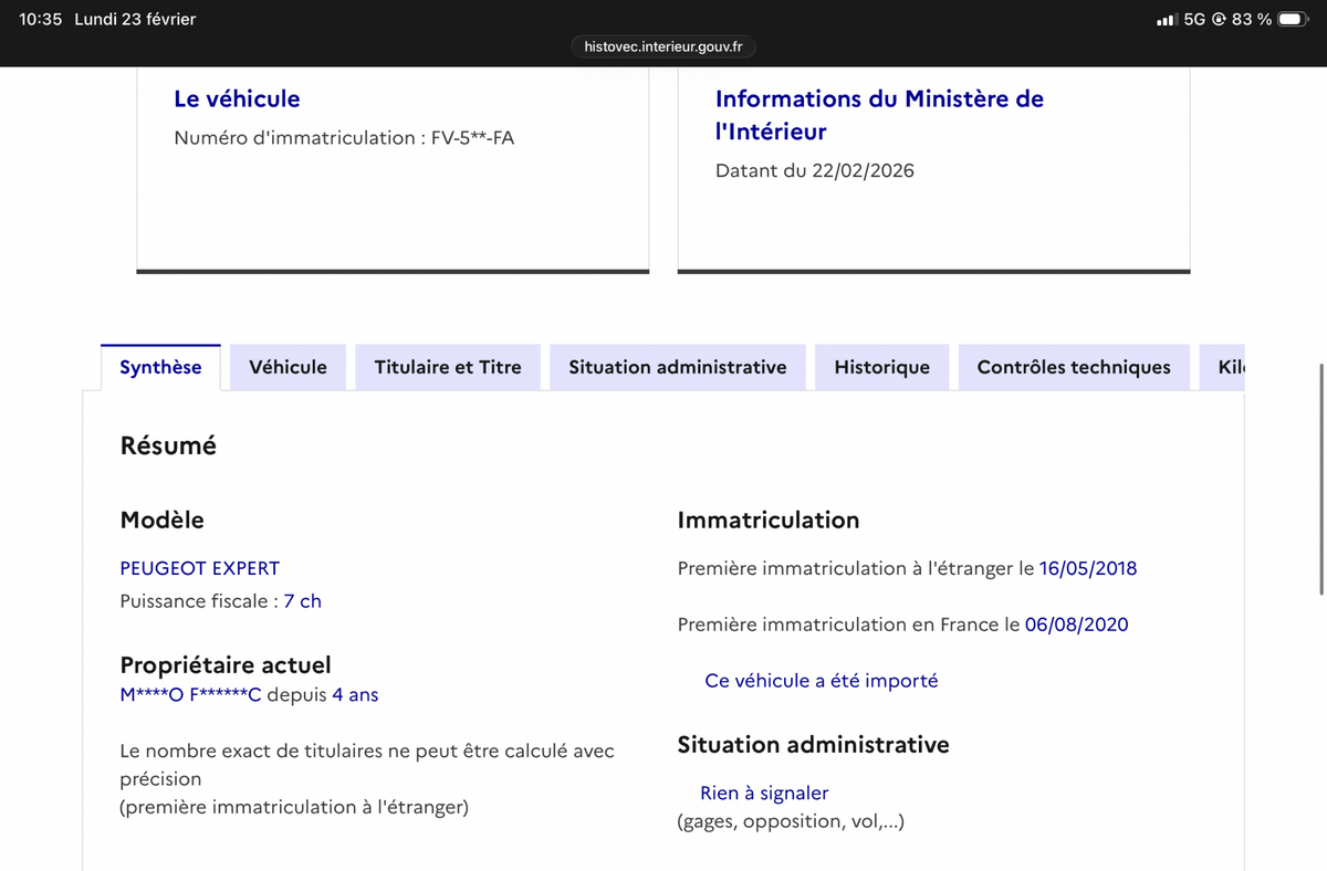 Peugeot Expert d'occasion