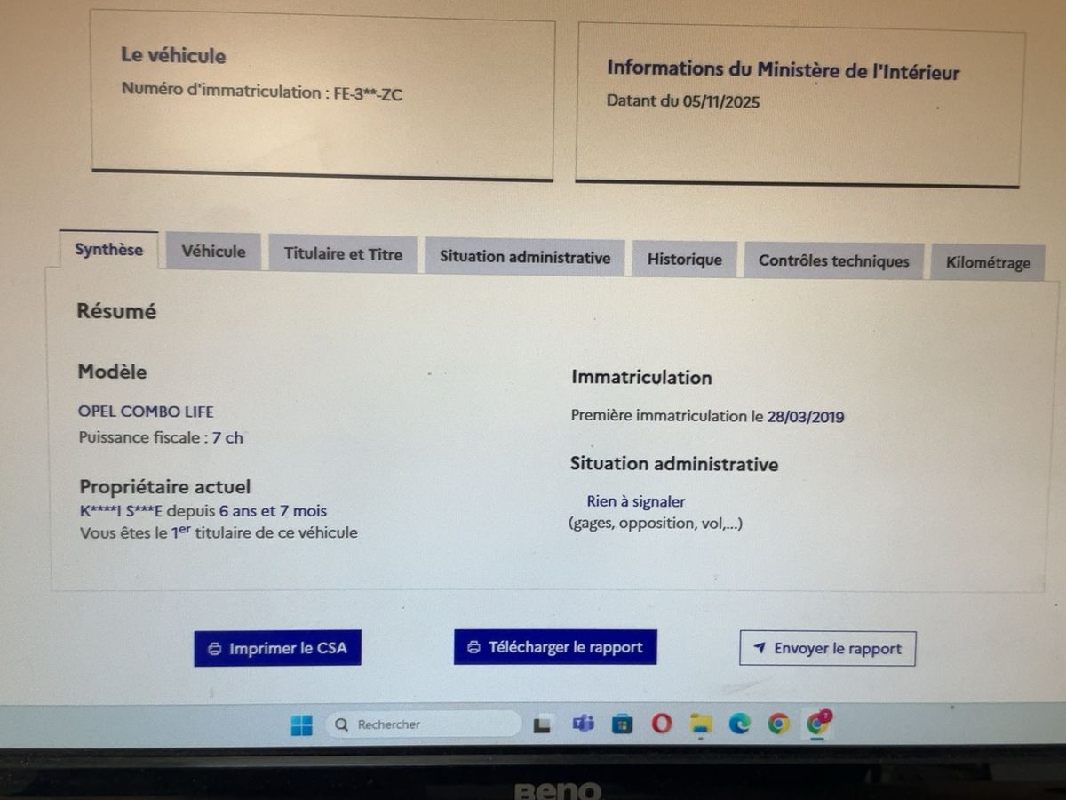 Opel Combo d'occasion