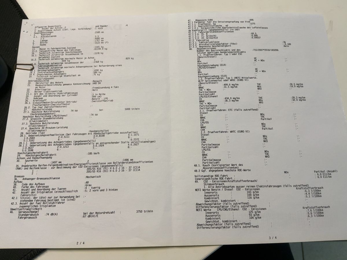 Dacia Sandero 1.0 TCe LPG Stepway Prestige