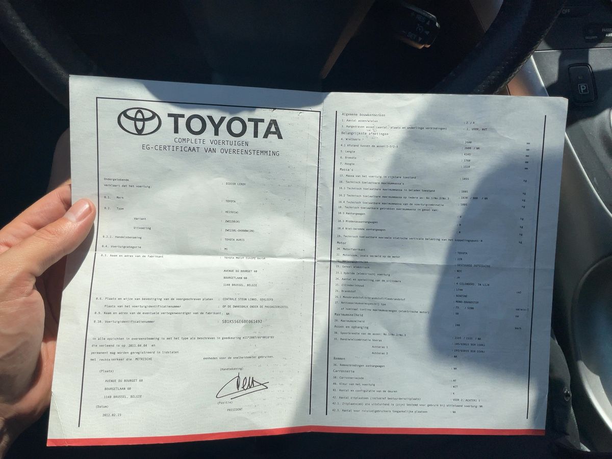 Toyota Auris d'occasion