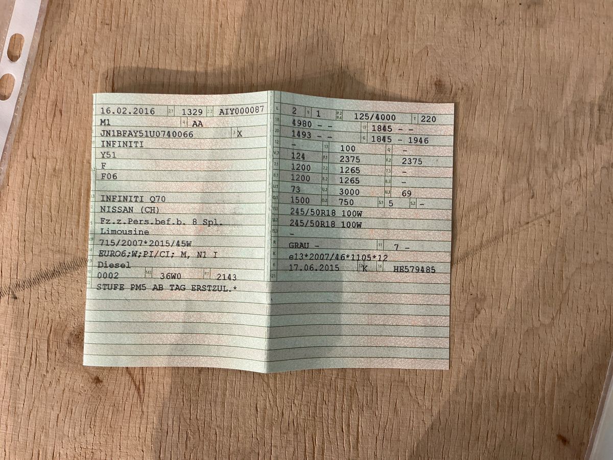 Infiniti Q70 d'occasion