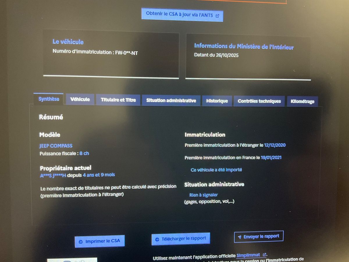 Jeep Compass d'occasion