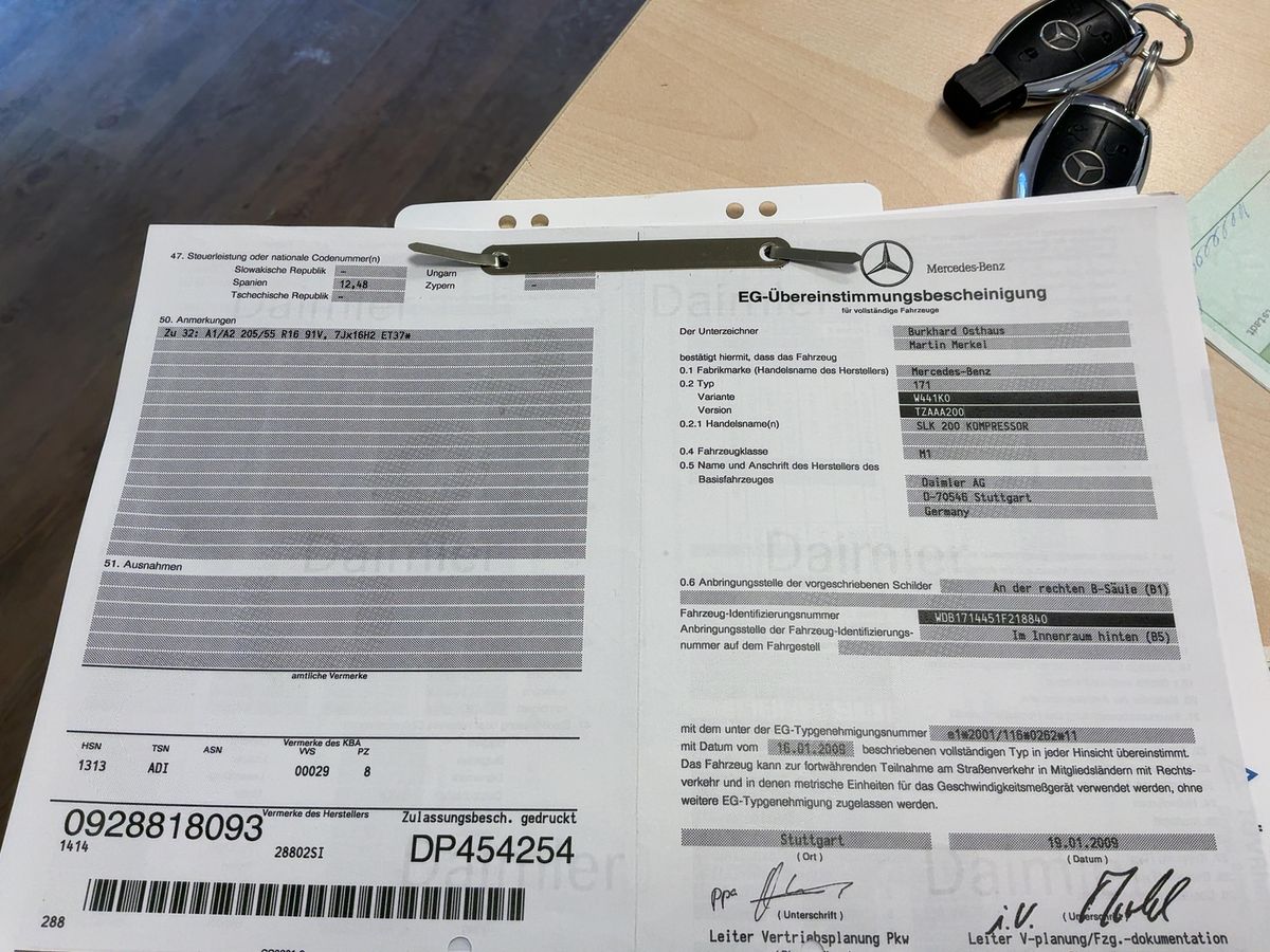 Mercedes-Benz SLK-Klasse d'occasion