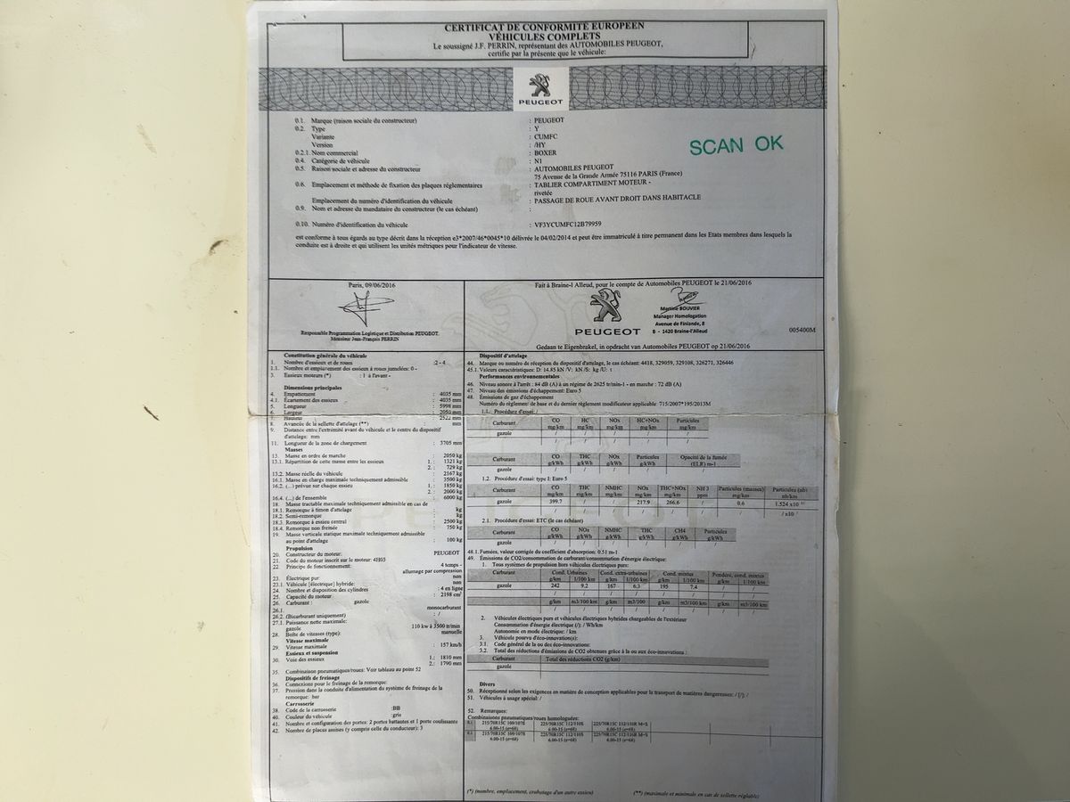 Peugeot Boxer d'occasion