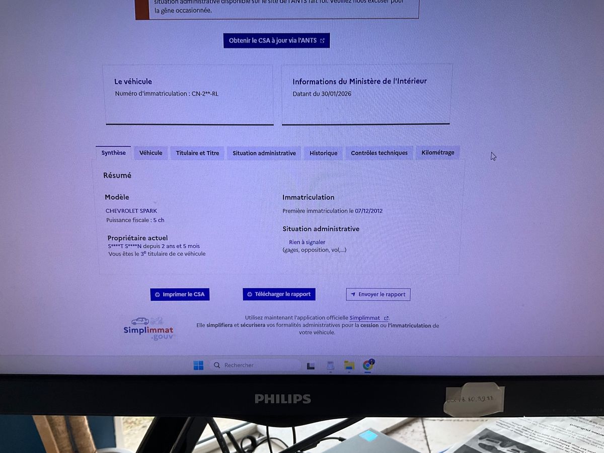 Chevrolet Spark d'occasion