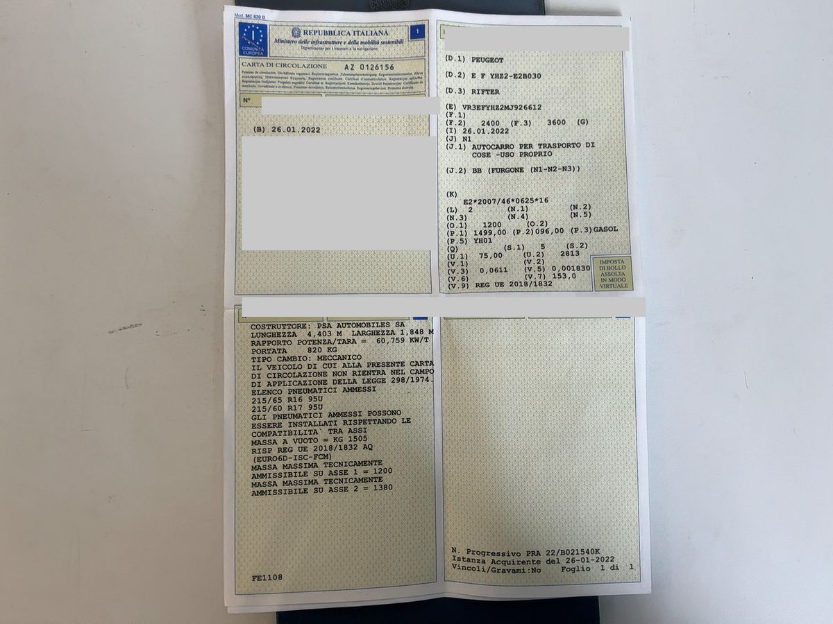 Peugeot Rifter d'occasion