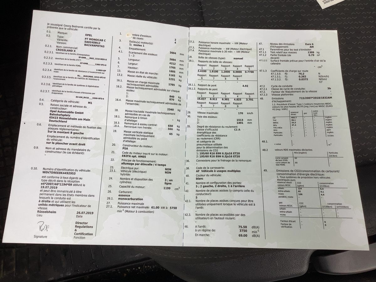 Opel Crossland d'occasion