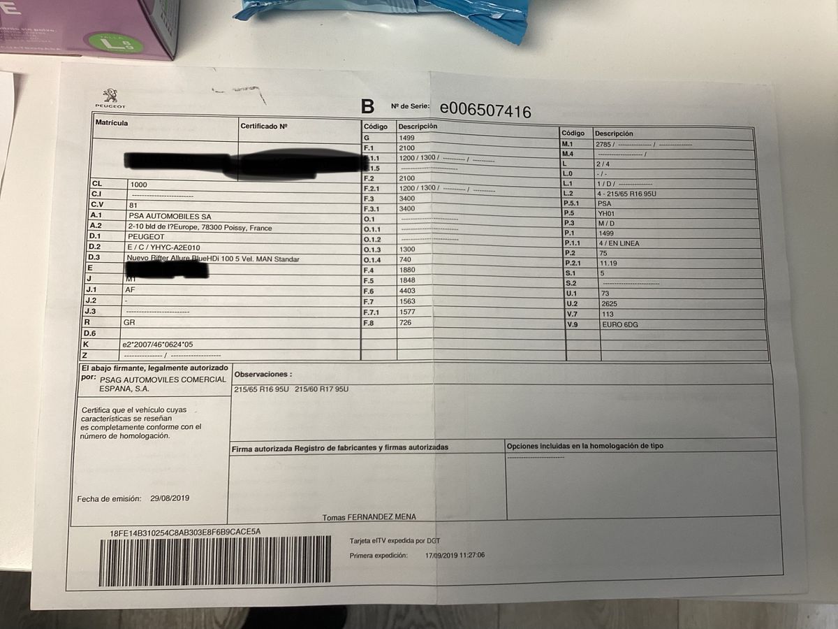 Peugeot Rifter d'occasion