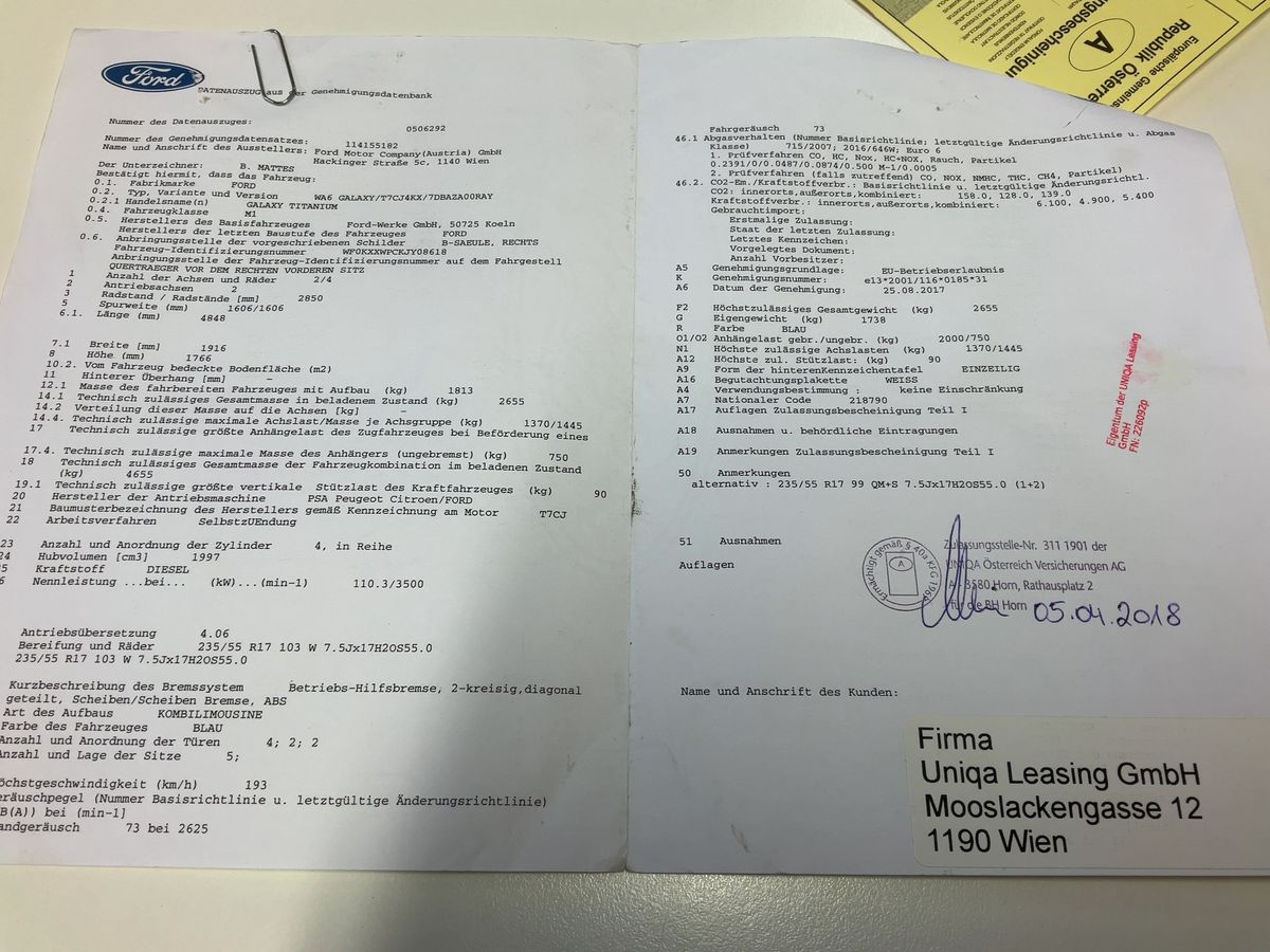 Ford Galaxy d'occasion