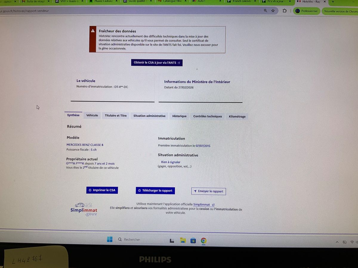 Mercedes-Benz B-Klasse d'occasion