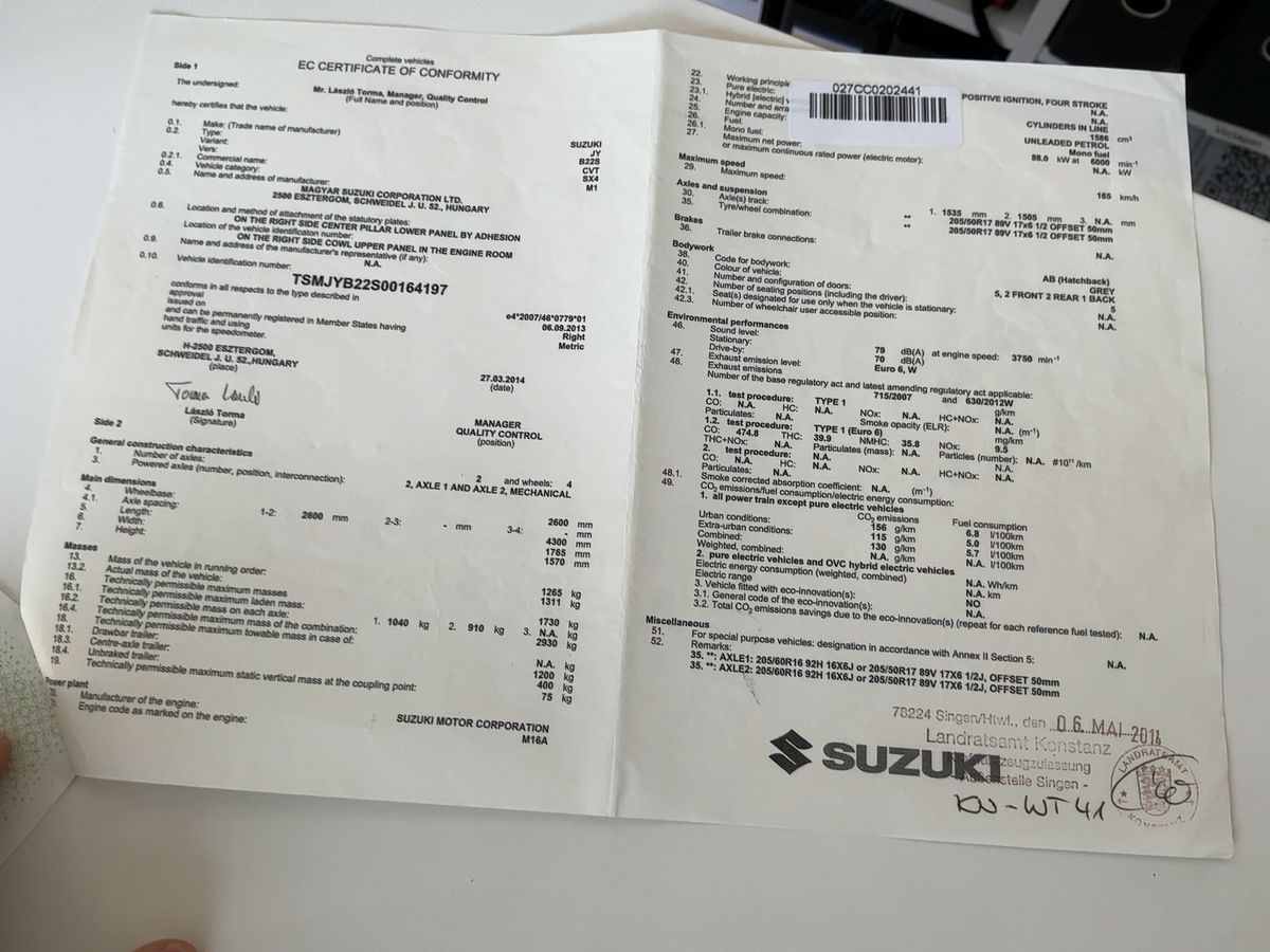 Suzuki SX4 d'occasion